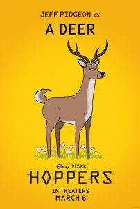 Pixar Hoppers Jeffrey Pidgeon Deer Voice