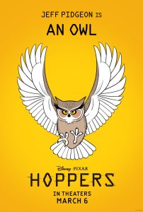 Pixar Hoppers Jeffrey Pidgeon Owl Voice